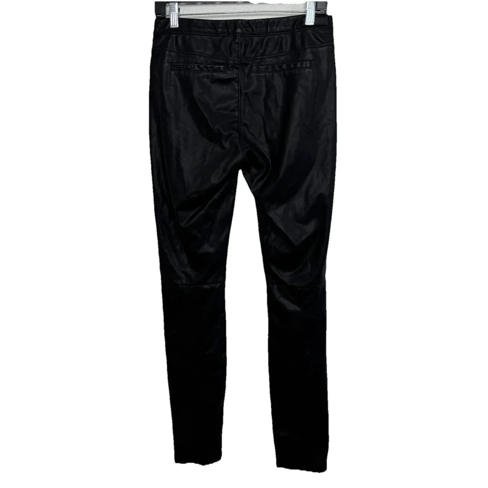 Blank NYC Black Faux Leather Pull‎ on Legging Size 29